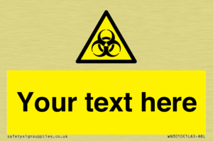 Custom Bio-Hazard Sign